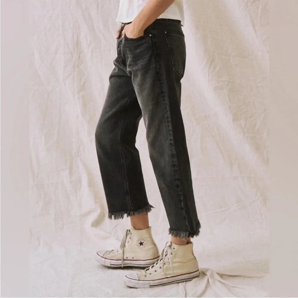 The Great. The Wayne Jean High Rise Slouchy in Onyx Wash Size 27 (waist 32”) - Picture 4 of 15
